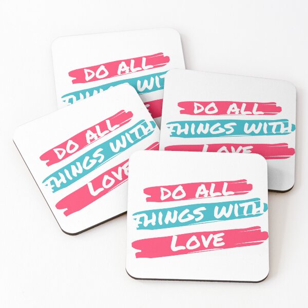 Item preview, Do all things with Love quote designed and sold by codestealth.