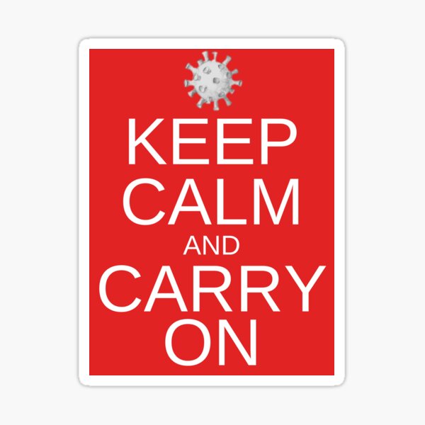 Item preview, Beat covid - Keep Calm and Carry On! designed and sold by Alec Bochar.