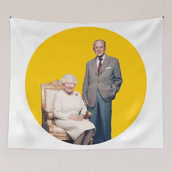 Item preview, Queen Elizabeth II and Prince Phillip designed and sold by Annreck Wallen.