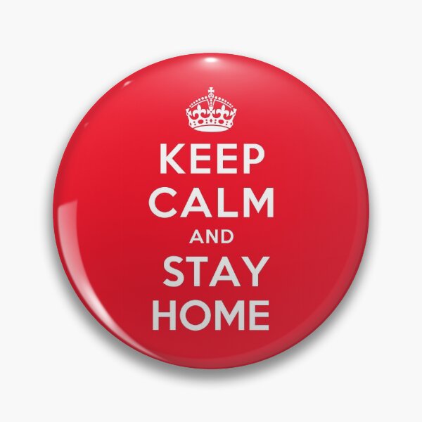 Item preview, Keep Calm and Stay Home designed and sold by joshcartoonguy.