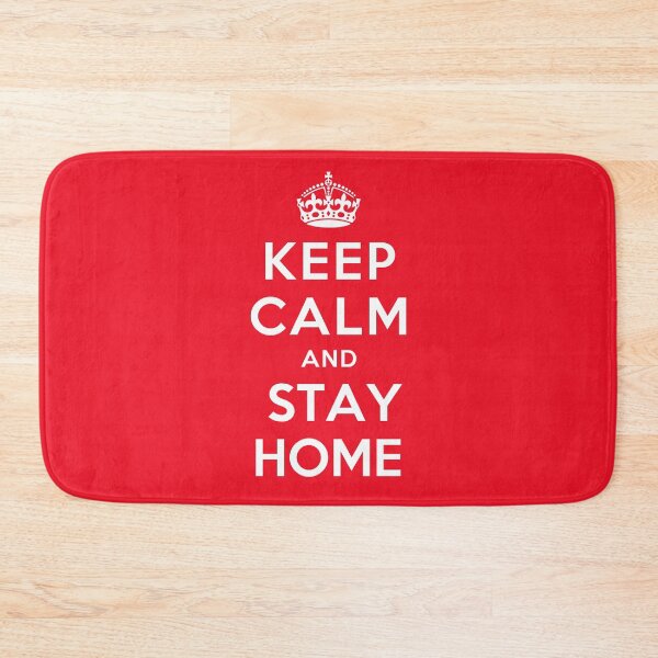 Item preview, Keep Calm and Stay Home designed and sold by joshcartoonguy.