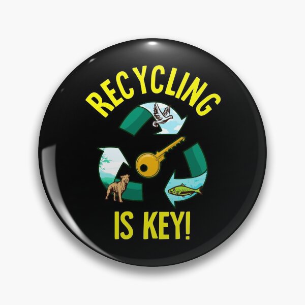 Item preview, Recycling Is Key Cute Eco Environment Health designed and sold by perfectpresents.