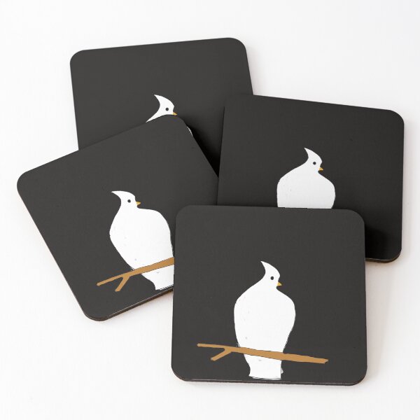 Item preview, Minimalist bird sitting on a branch designed and sold by Jiří Vácha.