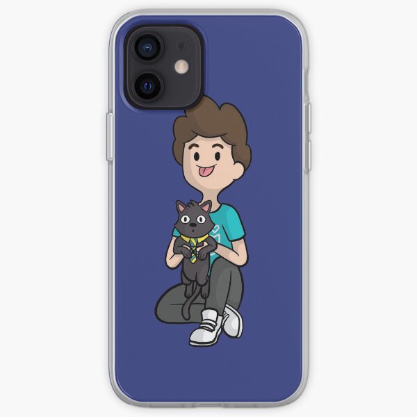 Denis and Sir Mews Cartoon iPhone Soft Case