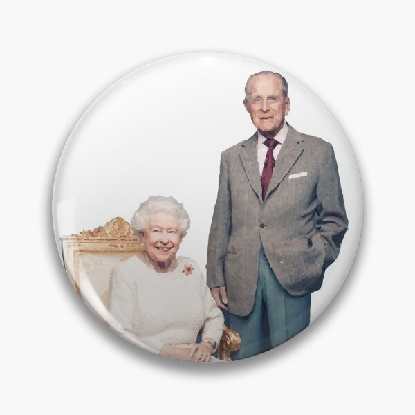 Item preview, Queen Elizabeth II and Prince Phillip designed and sold by Annreck Wallen.