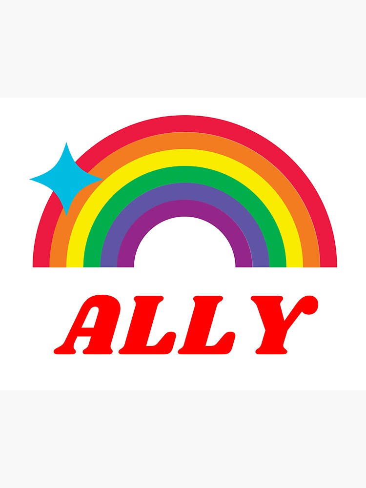 Rainbow gay pride symbol clip art ally
