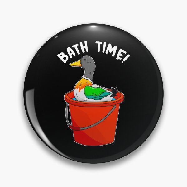 Item preview, Cute Bath Time! Duck Adorable Duckling Splashing designed and sold by perfectpresents.