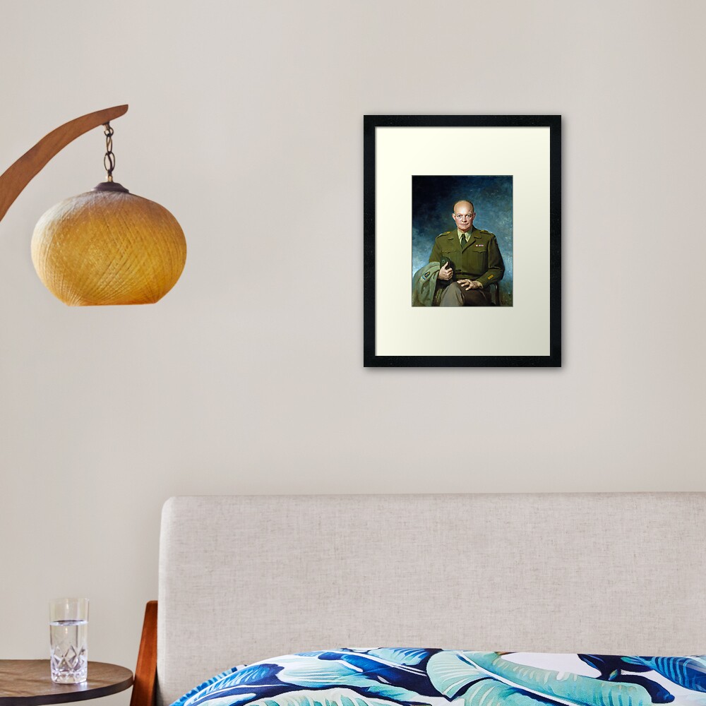 Dwight D. Eisenhower by Thomas Edgar Stephens (1947) Framed Art Print