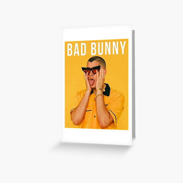 Póster Bad Bunny Tarjetas de felicitación