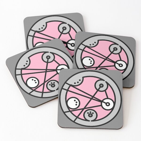 Item preview, Demigirl in Circular Gallifreyan in Demigirl Flag Colors designed and sold by CaelanPride.