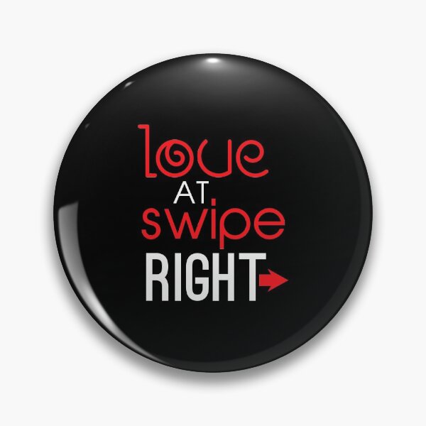 Item preview, Love At Swipe Right Funny Online Dating designed and sold by perfectpresents.
