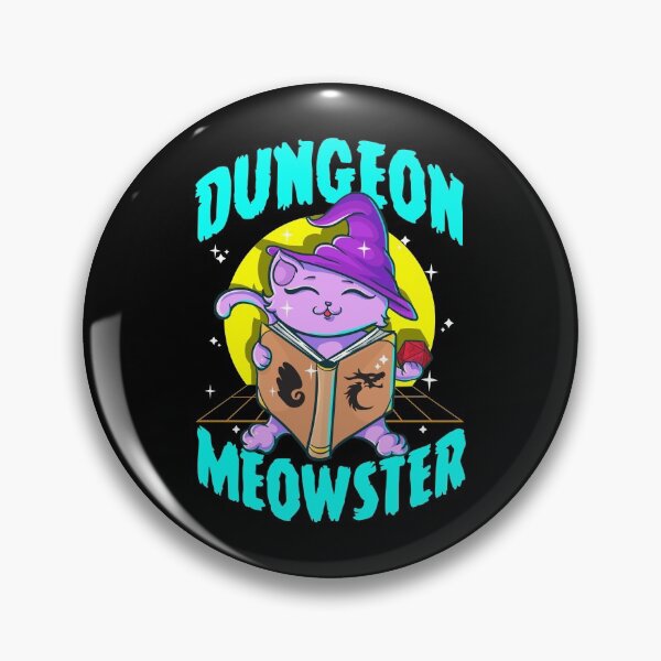Item preview, Cute & Funny Dungeon Meowster Gamer Cat Pun designed and sold by perfectpresents.