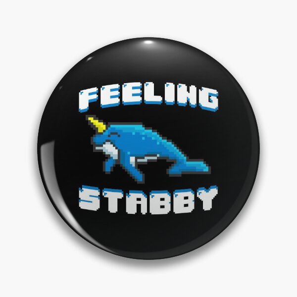 Item preview, Adorable Feeling Stabby 8-Bit Narwhal Funny Whale designed and sold by perfectpresents.