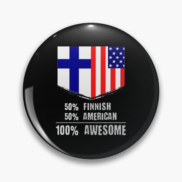 Artikelvorschau, 50% finnisch 50% amerikanisch 100% großartiger Einwanderer entworfen und verkauft von perfectpresents.
