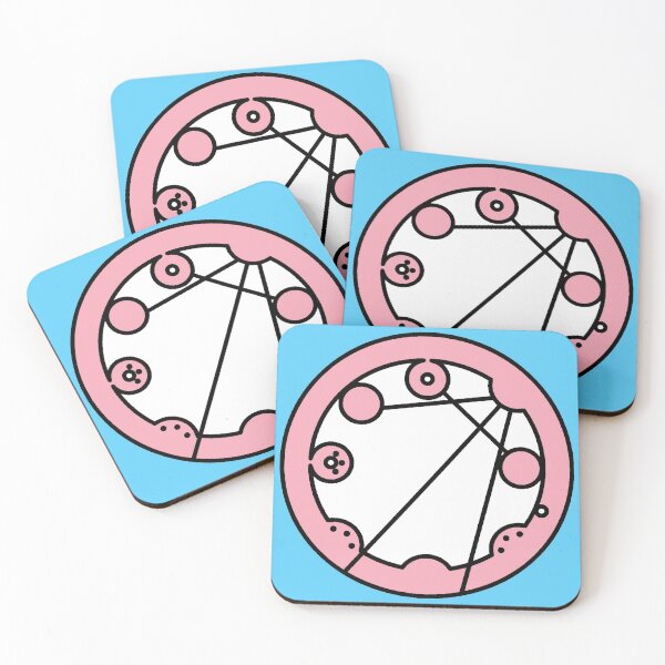 Item preview, Transgender in Circular Gallifreyan in Transgender Flag Colors designed and sold by CaelanPride.
