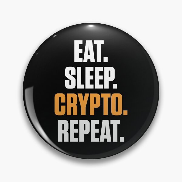 Item preview, Eat Sleep Crypto Repeat Cryptocurrency Trading designed and sold by perfectpresents.