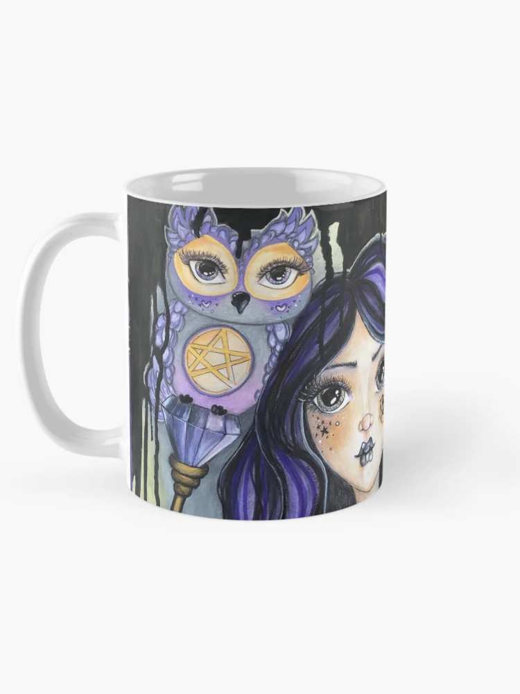 Thumbnail 5 of 6, Coffee Mug, Oracle Owl designed and sold by RuffledAndPunk.