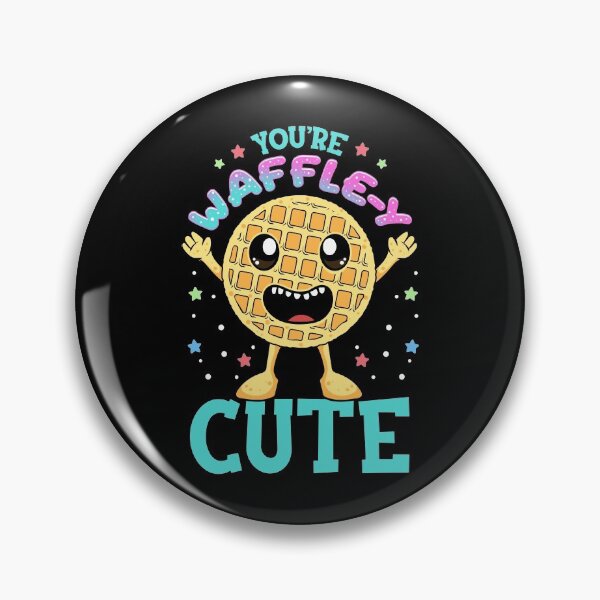 Item preview, Cute & Funny You're Waffle-y Cute Waffle Pun designed and sold by perfectpresents.