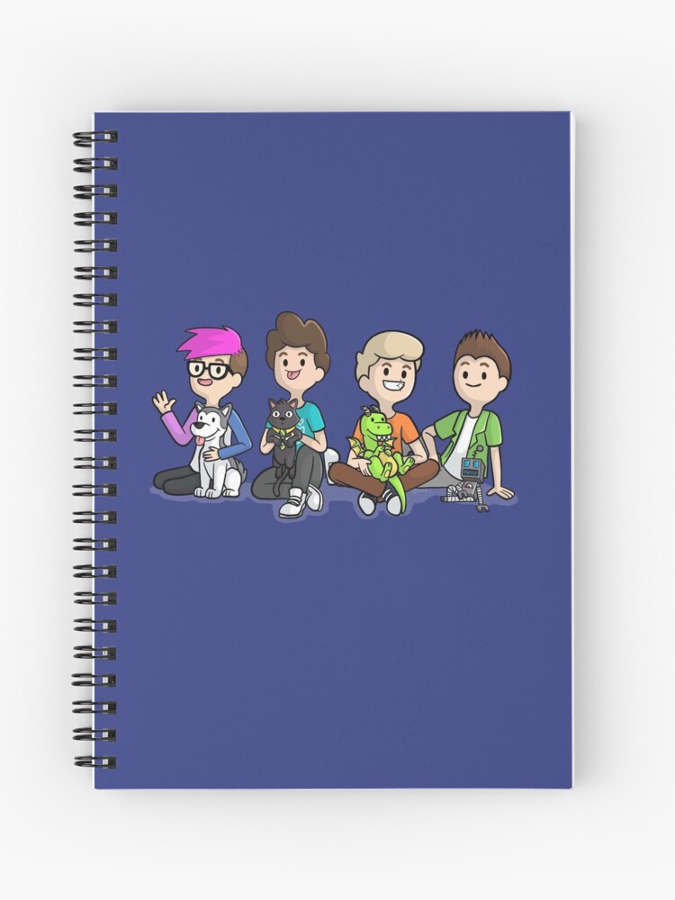 Denis And Pals Spiral Notebook By Lazarb Redbubble