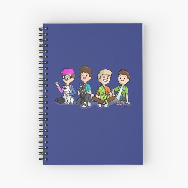 Denis Gaming Spiral Notebooks Redbubble - 10 secrets about denis roblox is denis real name paul youtube