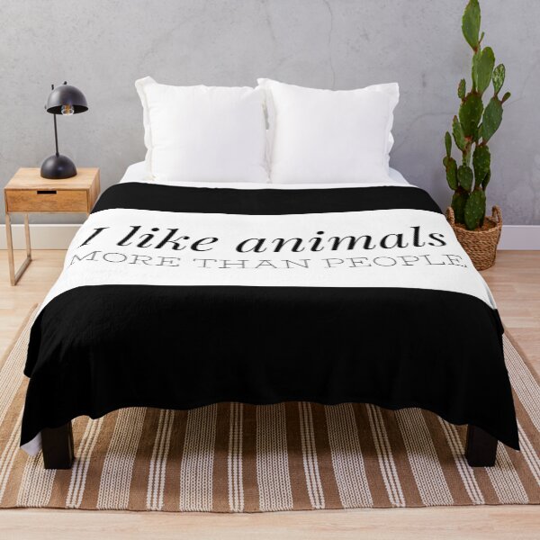 Artikelvorschau, Ich mag Tiere mehr als Menschen entworfen und verkauft von DevlynnDesigns.