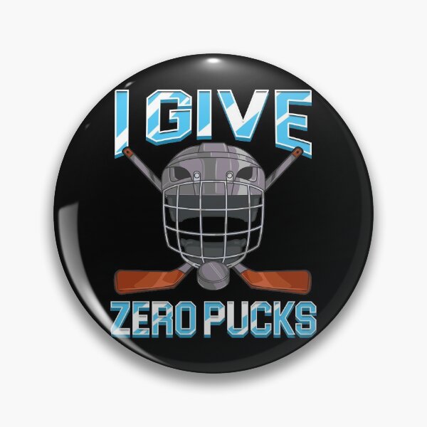 Item preview, I Give Zero Pucks Pun Sarcastic Hockey Player Joke designed and sold by perfectpresents.