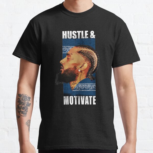 Hustle and Motivate T-shirt classique