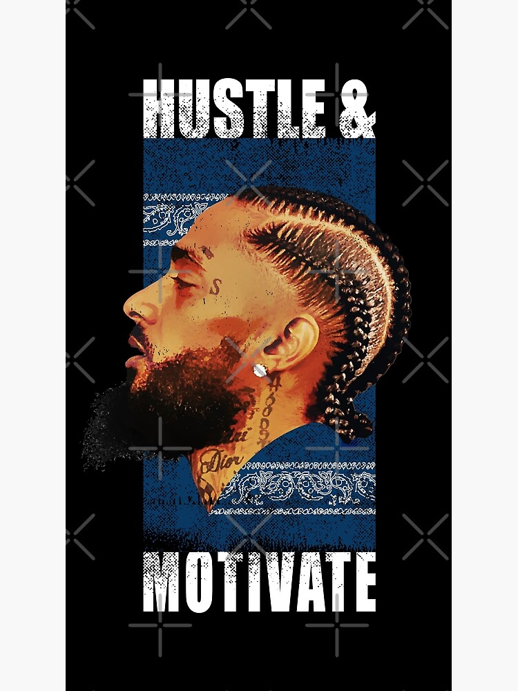 "Hustle and Motivate" Poster by JmanTheGemini | Redbubble
