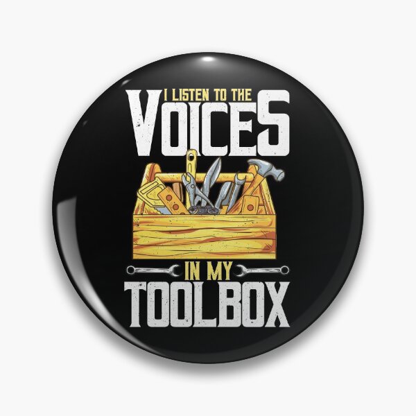 Item preview, I Listen To The Voices In My Toolbox Handyman Joke designed and sold by perfectpresents.
