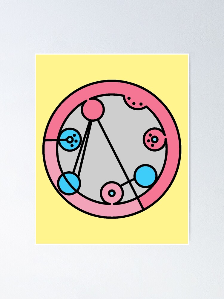 Genderflux In Circular Gallifreyan In Genderflux Flag Colors Poster For Sale By Caelanpride 9056