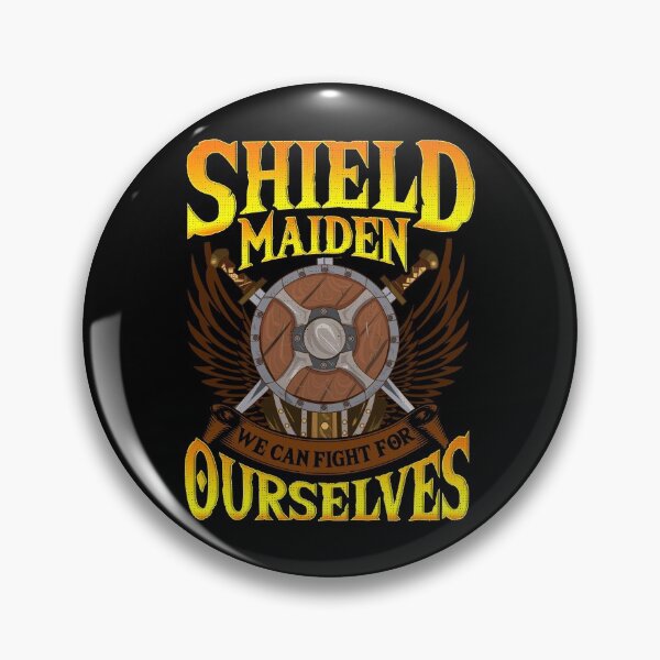 Item preview, Shield Maiden We Can Fight For Ourselves Nordic designed and sold by perfectpresents.