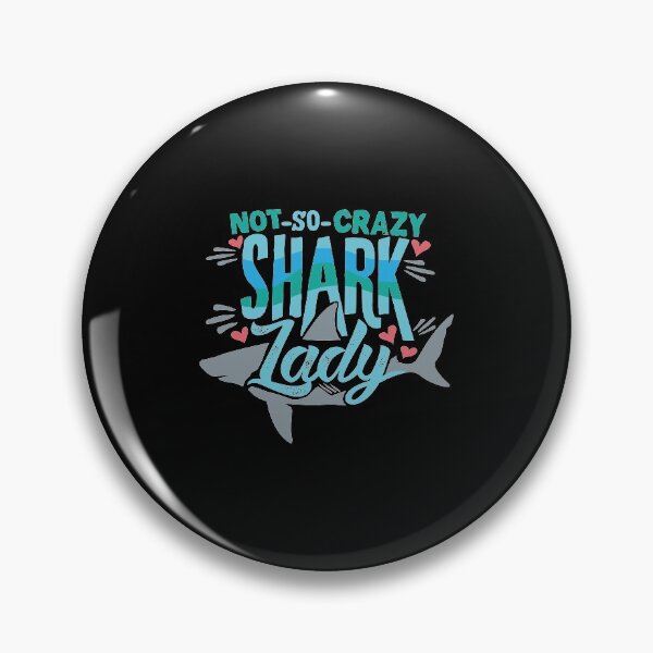 Item preview, Not So Crazy Shark Lady designed and sold by perfectpresents.