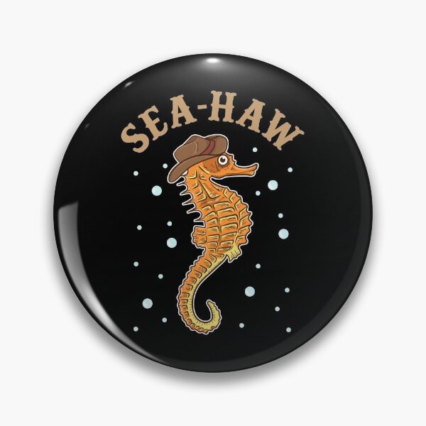 Item preview, Cute & Funny Sea-Haw Hilarious Seahorse Pun Seahaw designed and sold by perfectpresents.