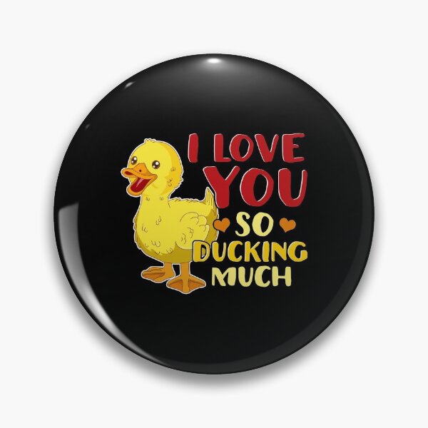 Item preview, Cute & Funny I Love You So Ducking Much Pun designed and sold by perfectpresents.