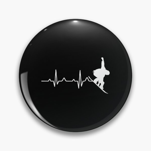Item preview, Cool Snowboarder Heartbeat Snowboarding Heart Beat designed and sold by perfectpresents.
