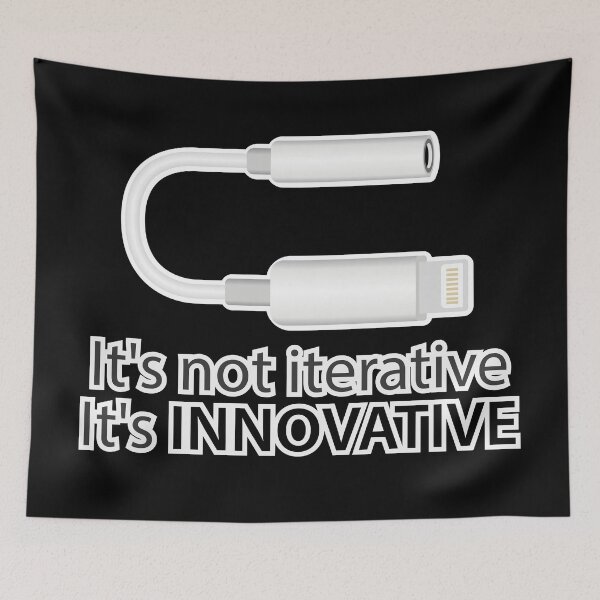 Item preview, Apple - ¡Qué innovación, guau! designed and sold by Mansemat & Moloch.