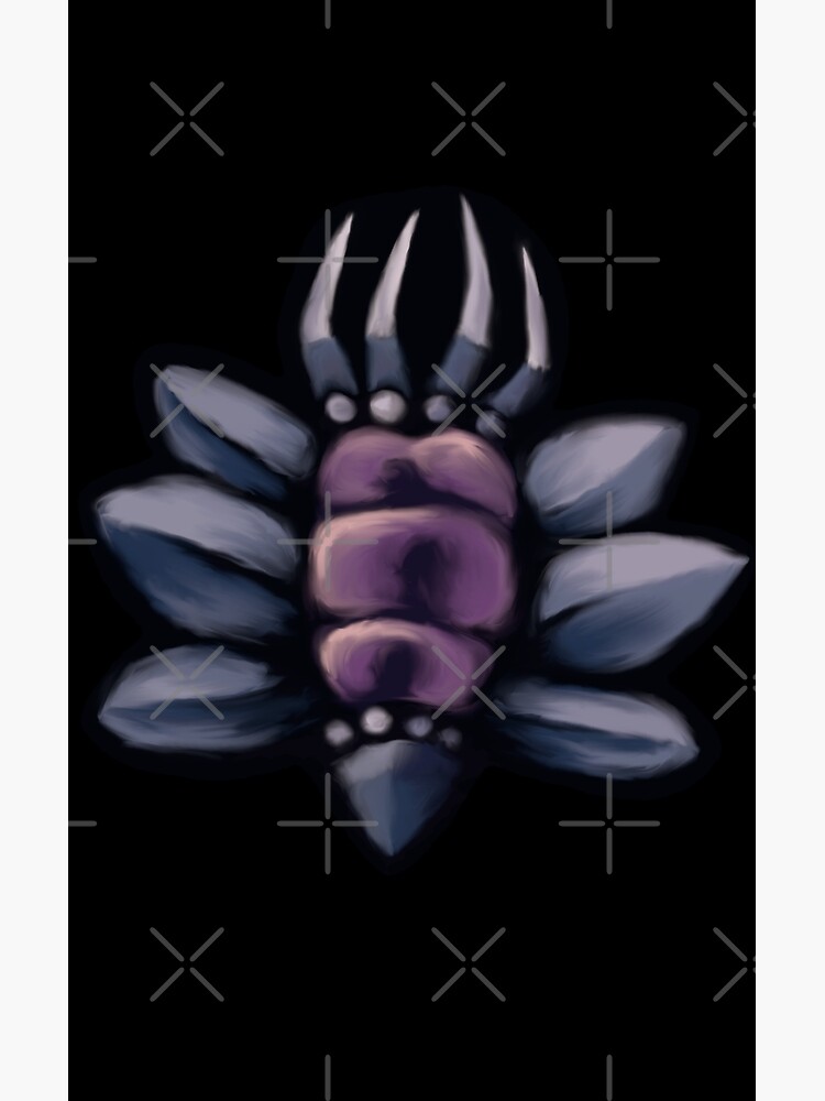 Hollow Knight Hallownest Seal Art Print For Sale By KTrKitty   Flat,750x,075,f Pad,750x1000,f8f8f8 