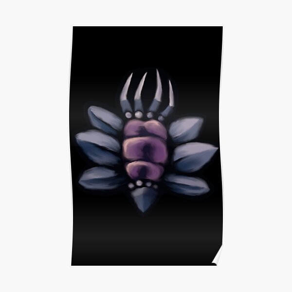 Hollow Knight Hallownest Seal Poster By KTrKitty Redbubble   Poster,504x498,f8f8f8 Pad,600x600,f8f8f8 