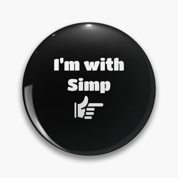 Item preview, I'm with Simp funny design (i'm with stupid) designed and sold by TryStar.