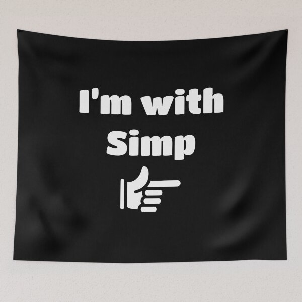 Item preview, I'm with Simp funny design (i'm with stupid) designed and sold by TryStar.