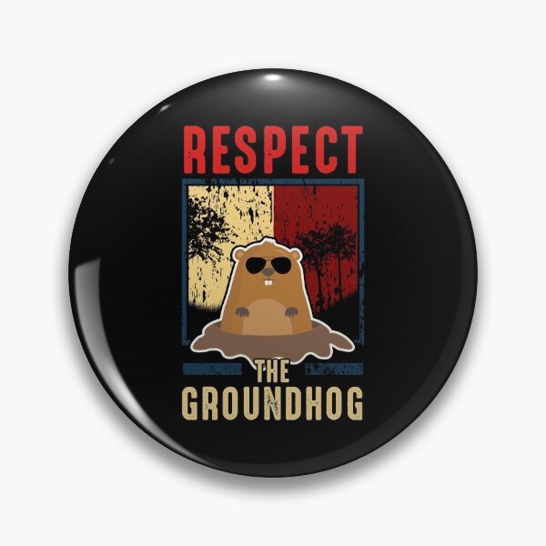 Item preview, Cute Respect The Groundhog Funny Groundhog Day designed and sold by perfectpresents.
