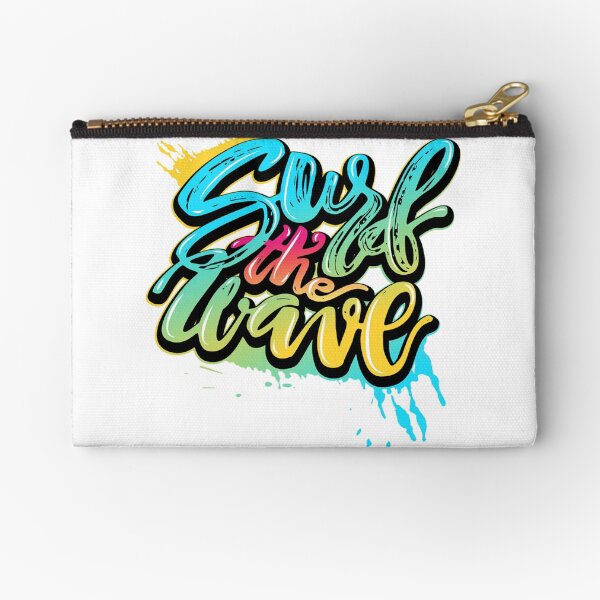 Surf the Wave Zipper Pouch