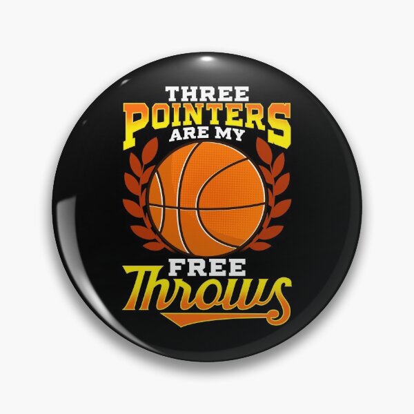 Item preview, Funny Three Pointers Are My Free Throws Basketball designed and sold by perfectpresents.