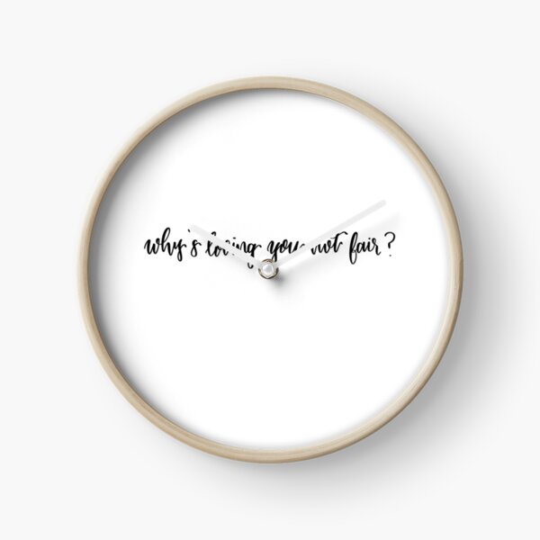 Why's loving you not fair? quote from song Everywhere by Niall Horan  digital lettering Sticker Sticker for Sale by averycooluser
