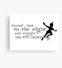 the road to neverland Canvas Print