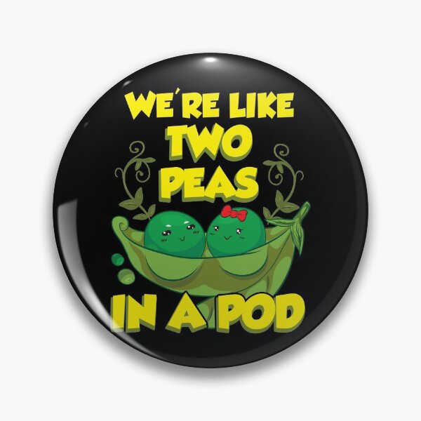 Item preview, Cute We're Like Two Peas In a Pod Funny Food Pun designed and sold by perfectpresents.