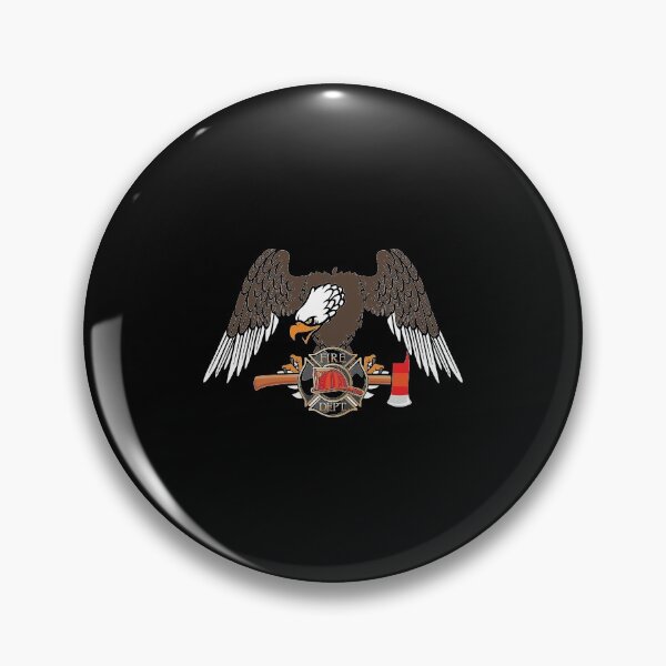 Item preview, Patriotic Firefighter Eagle Fire Department designed and sold by perfectpresents.