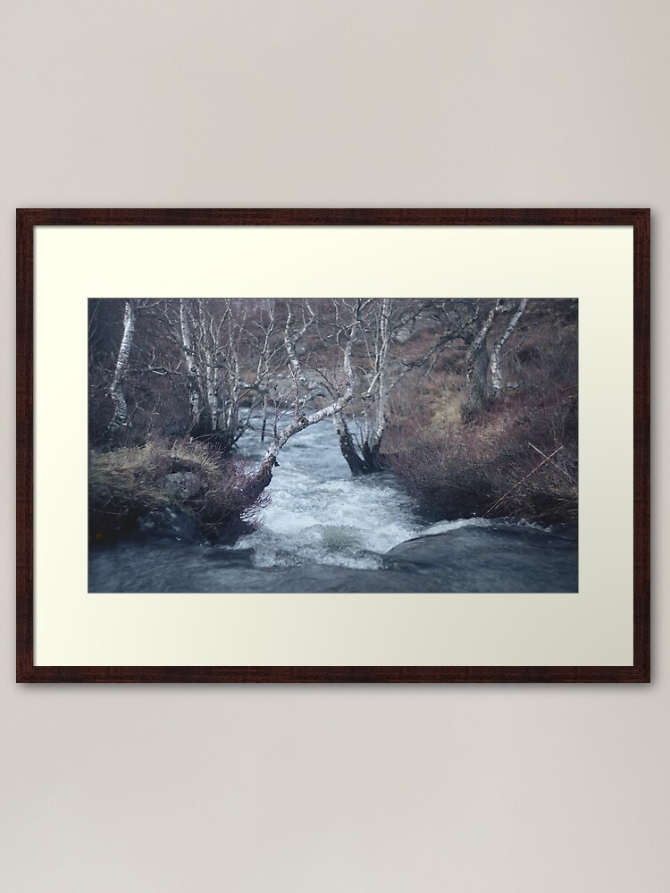 Alternate view of Lochan an Daimh Run-off Framed Art Print