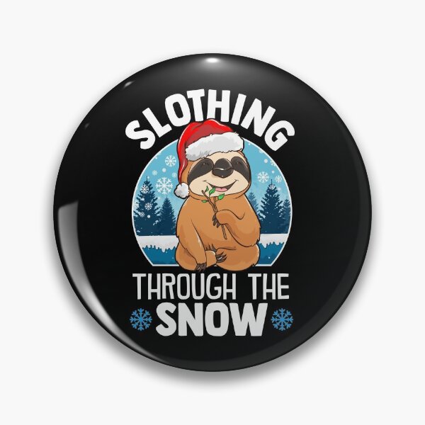 Item preview, Cute & Funny Slothing Through The Snow Christmas designed and sold by perfectpresents.