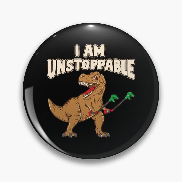 Item preview, I Am Unstoppable TRex Funny Short Dinosaur Arms designed and sold by perfectpresents.
